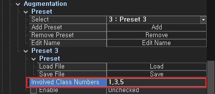 Augmentation Preview Button
